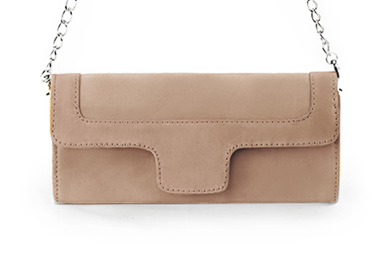 beige biscuit dress clutch for women - Florence KOOIJMAN